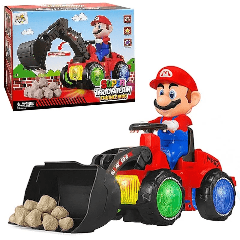 Trator Mario Bate e Volta Toy King TK-AB8369 - 2