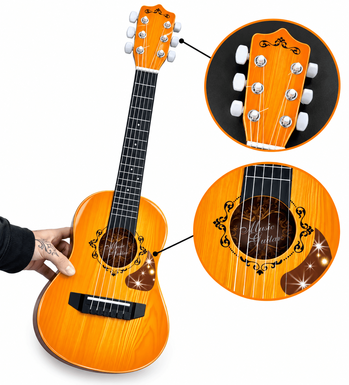 Violão Infantil 68cm com Capa Dony Toys 231527 - 3