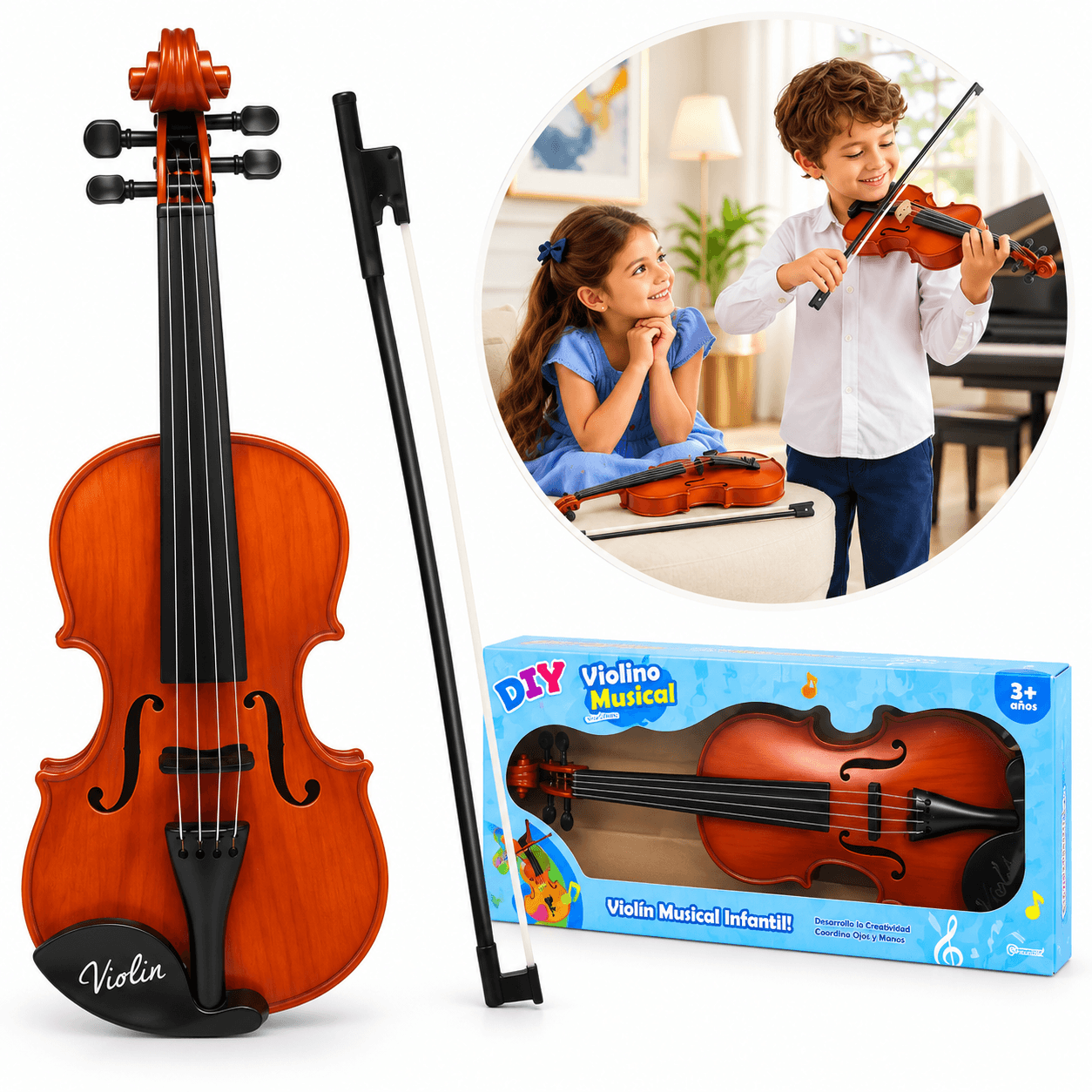 Violino Musical Infantil 42cm Dony Toys 16109 - 2