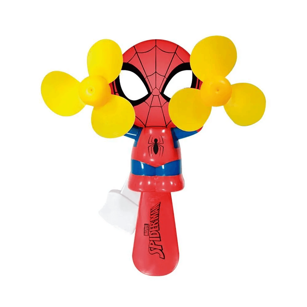Ventilador Manual Duplo Spider-Man Etitoys YD-770 18cm - 2