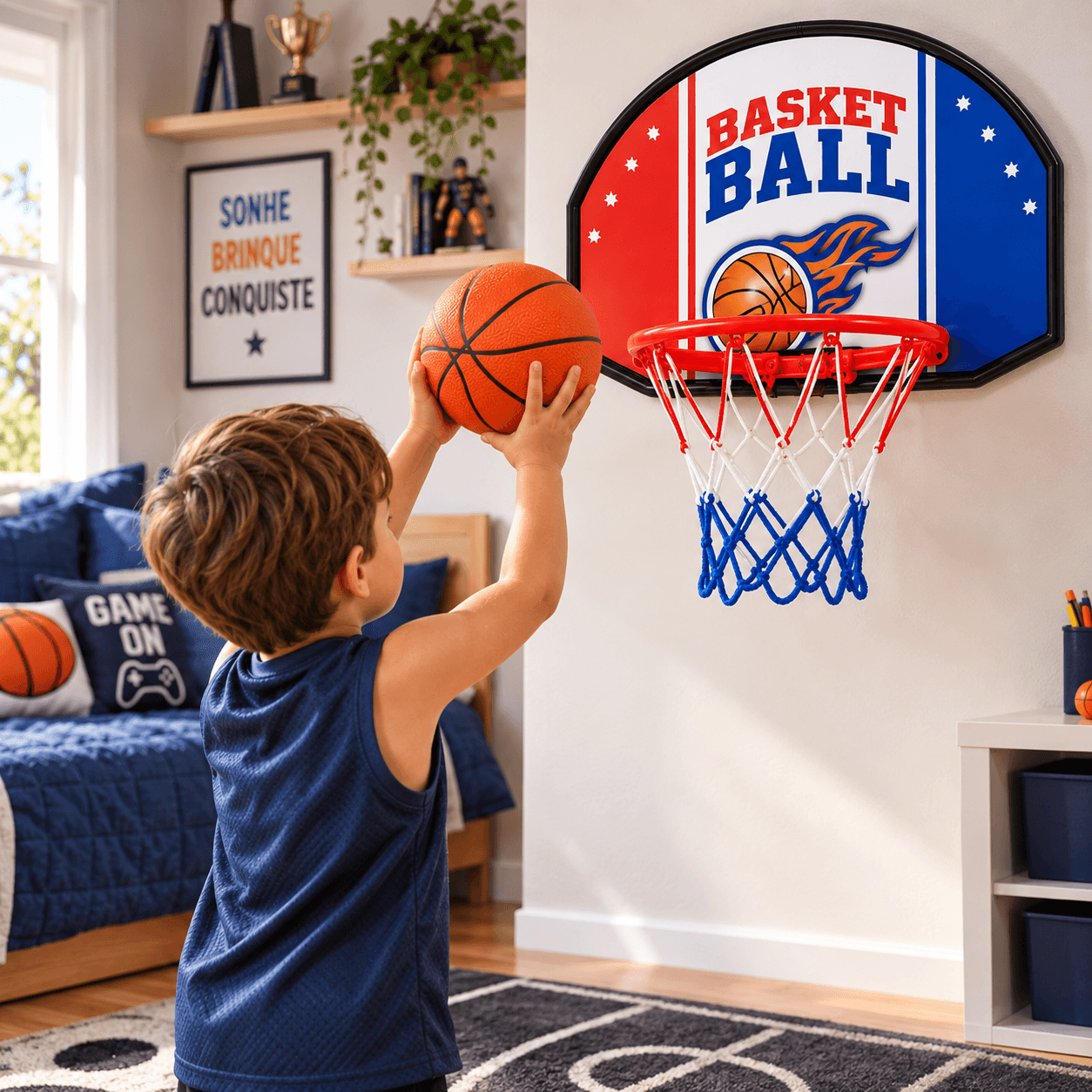 Tabela Basquete Multikids Go Play BR2323 com Bola - 1