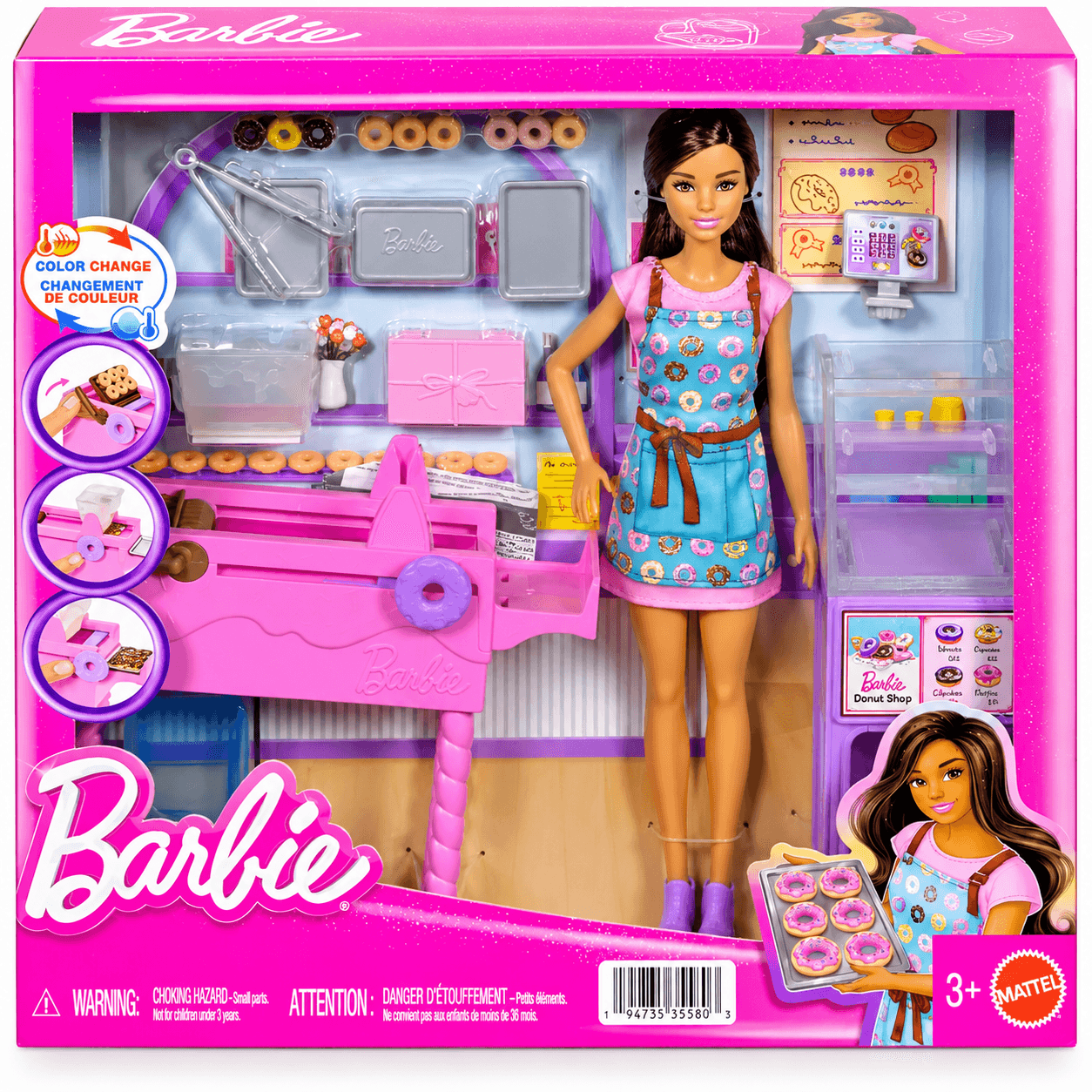 Barbie Profissões Loja de Donuts Mattel JKB50 - 2