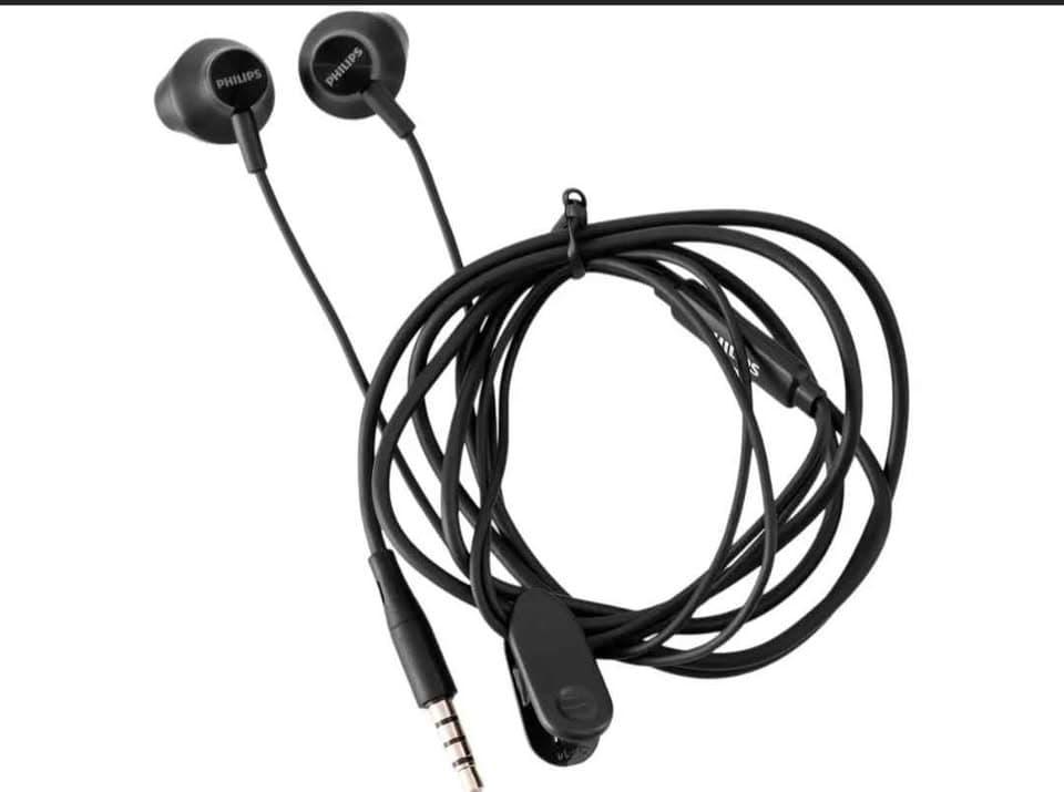 Fone Philips 1000 Series Com fio e alto-falante Intra auricular Preto - TAUE100BK/00 Original. - 3