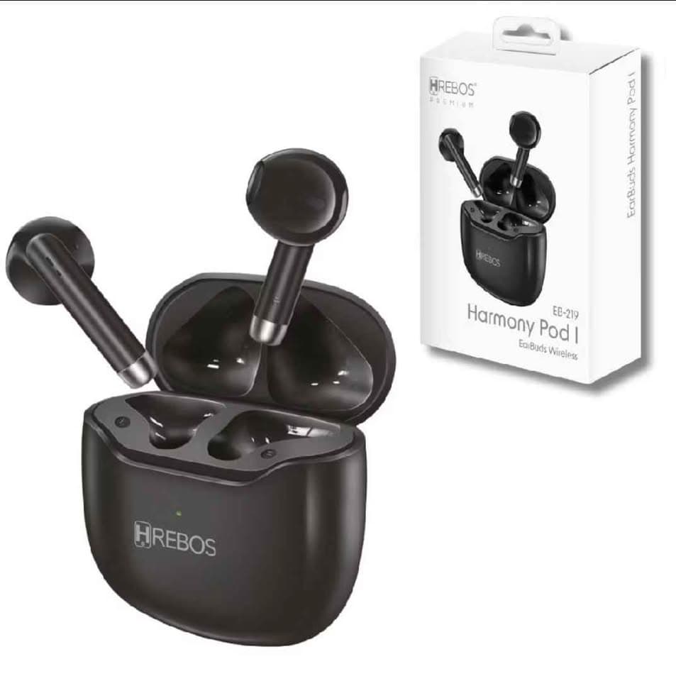 Fone Bluetooth Hrebos EB-219 Sem Fio com Microfone Som de Qualidade e Bateria Duradoura Preto. - 3