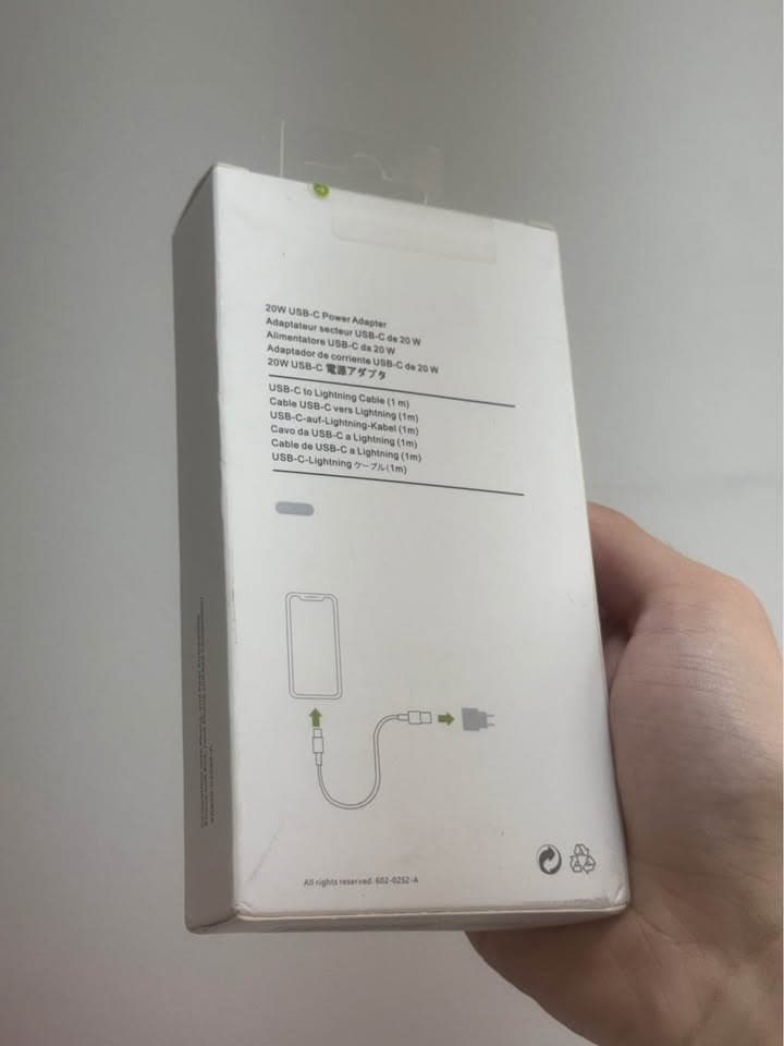 Fonte Carregador 20w Iphone, Cabo USB-C para Lightning - 2