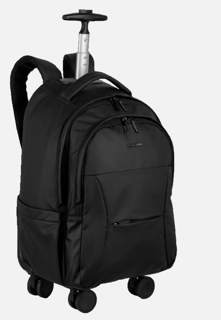 Mochila Carrinho Grande 360º 2 em 1 Notebook 15,6 Sestini Hydroblock Work Preto - Sestini - 1