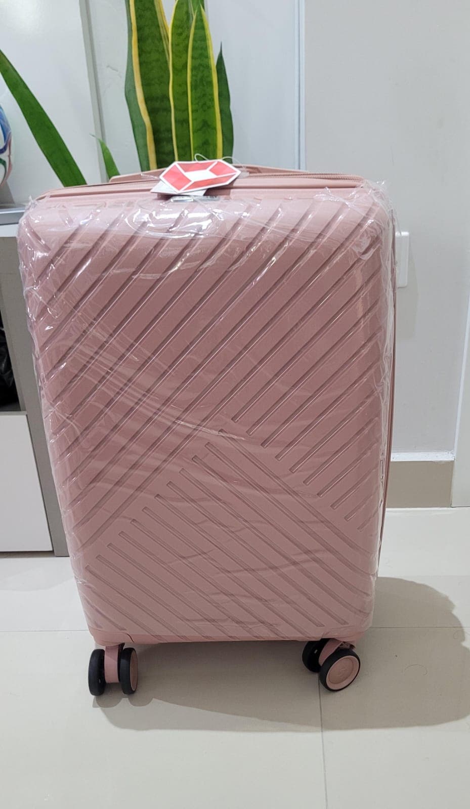 Mala de Viagem Bordo com Rodas 360° PP Max Nude rosa - Sestini - 1