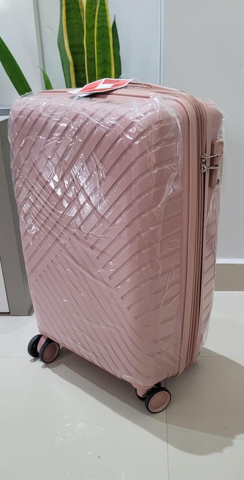 Mala de Viagem Bordo com Rodas 360° PP Max Nude rosa - Sestini - 2
