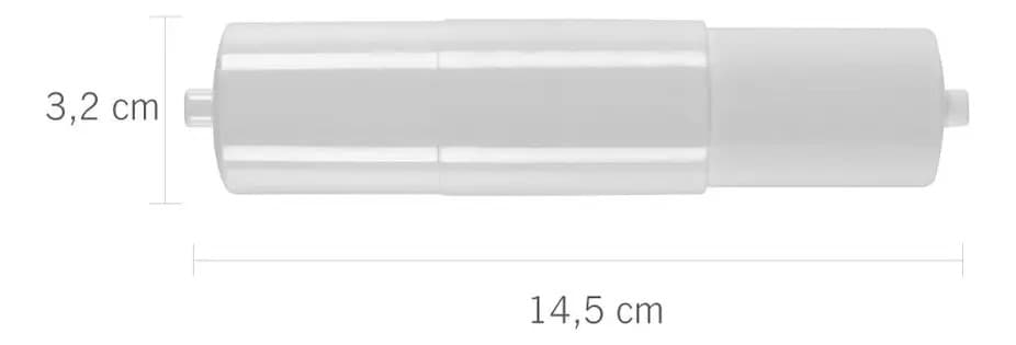 Astra Rolete Suporte De Papeleira Branco - 3