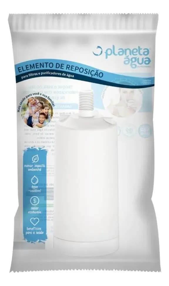 Refil Universal Vela Filtro Lorenzetti, Acqua, Bella, Vitale, Planeta Agua - 1