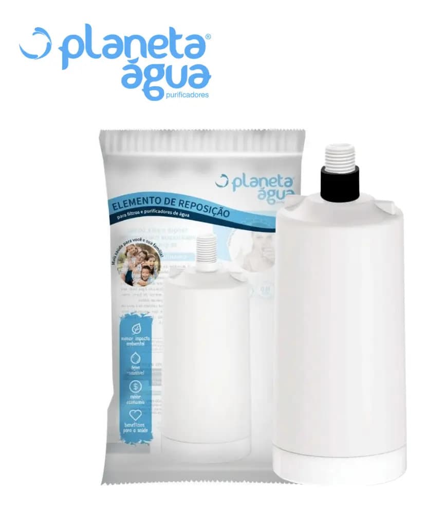 Refil Universal Vela Filtro Lorenzetti, Acqua, Bella, Vitale, Planeta Agua - 4