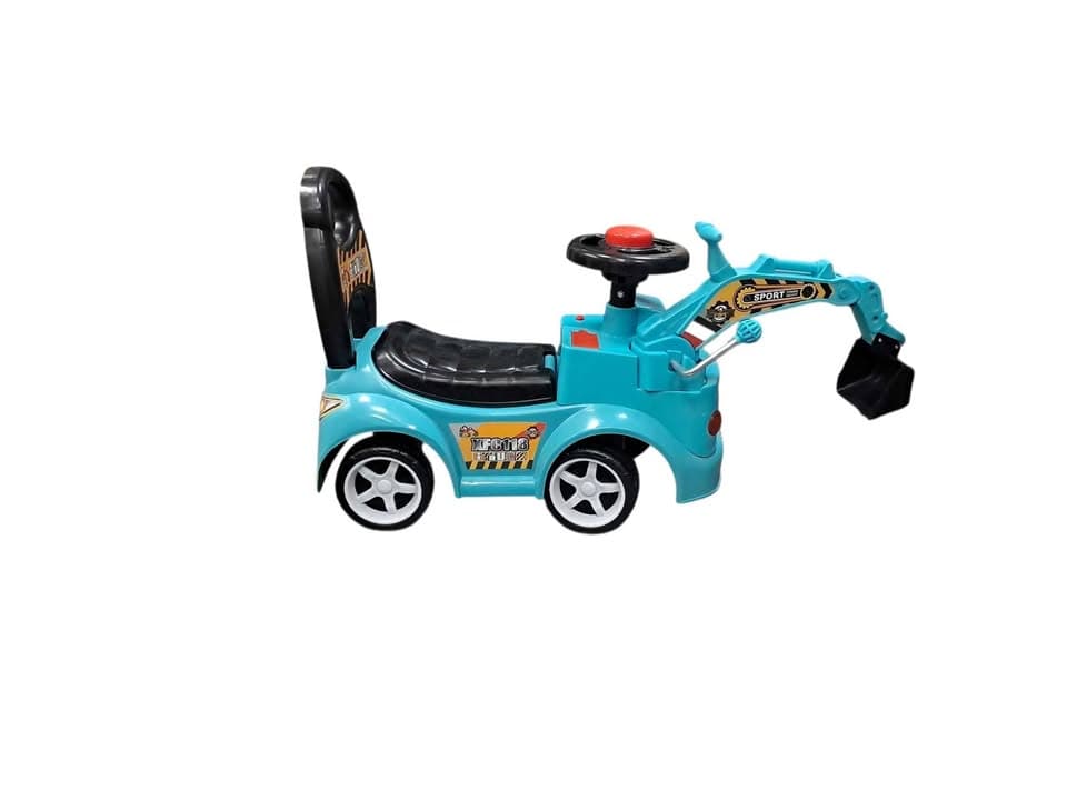 Escavadeira de Brinquedo Retroescavadeira Articulada Trator Infantil - ATENTU - 1