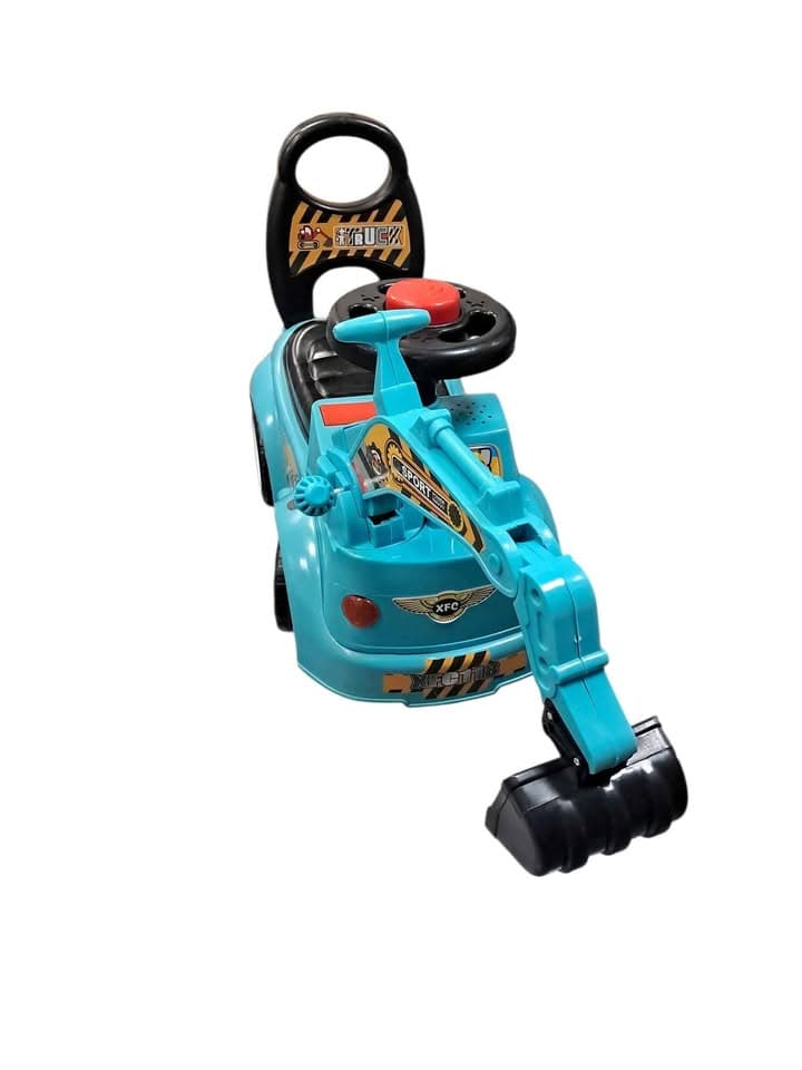 Escavadeira de Brinquedo Retroescavadeira Articulada Trator Infantil - ATENTU - 3