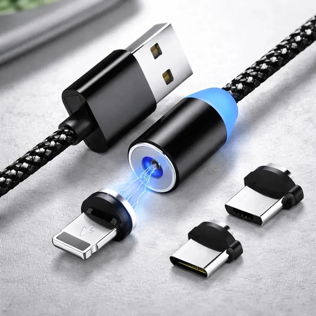 Kapbom Usb-a Tipo C/micro Usb/lightning Usb Preto - 8