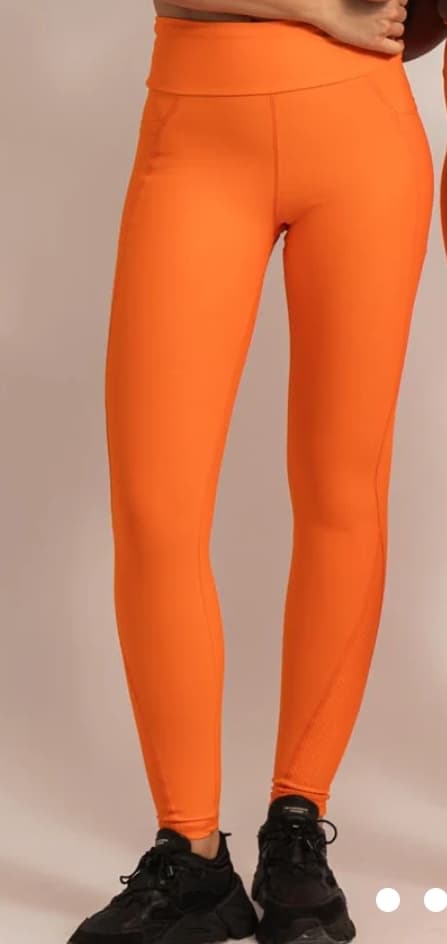 Legging lisa laranja magnético com bolsos Marca Pozze Tam:G - 1