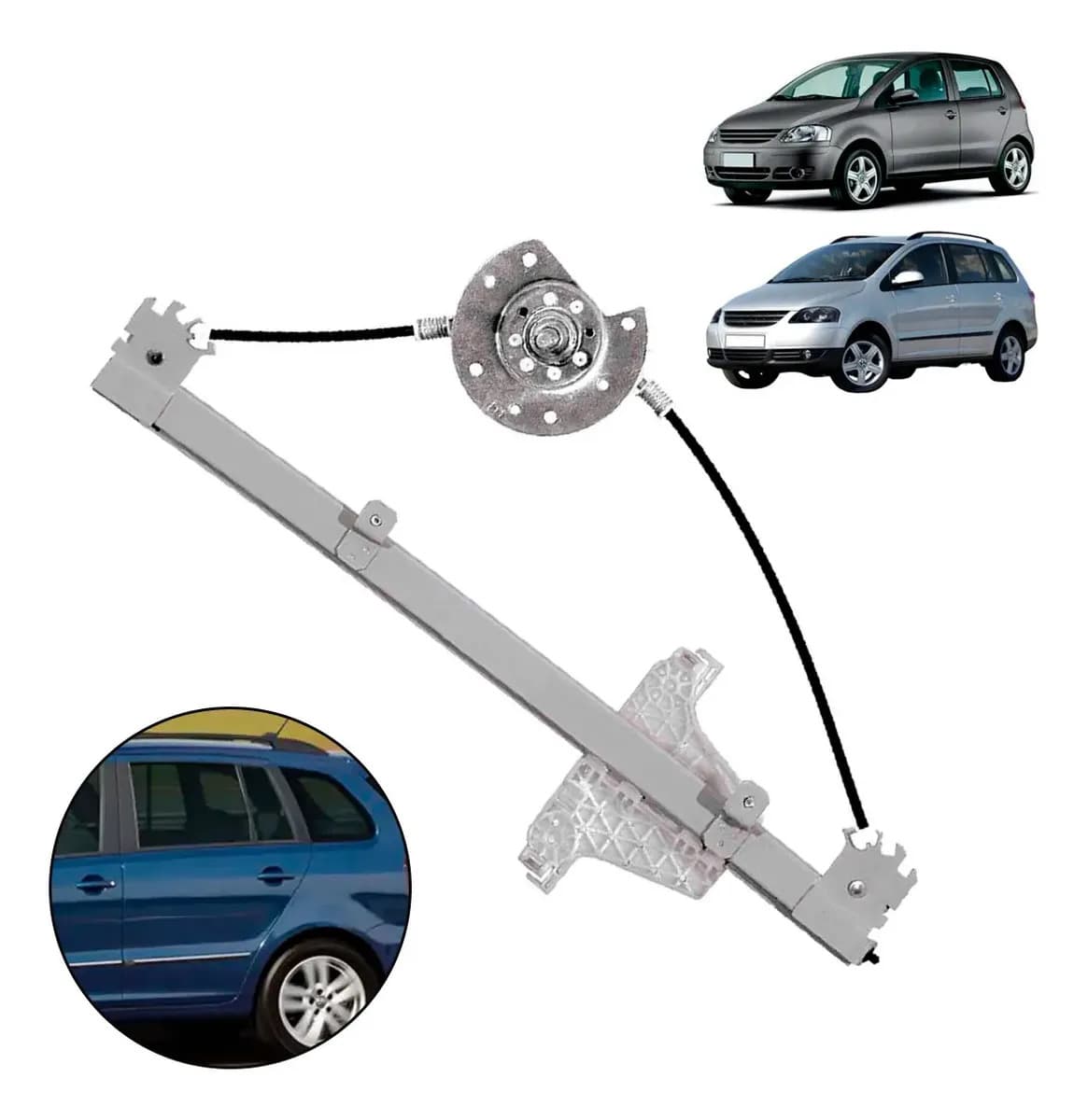 Maquina Vidro Fox 4p Tras 03/set 2009 Esq Manual - 1