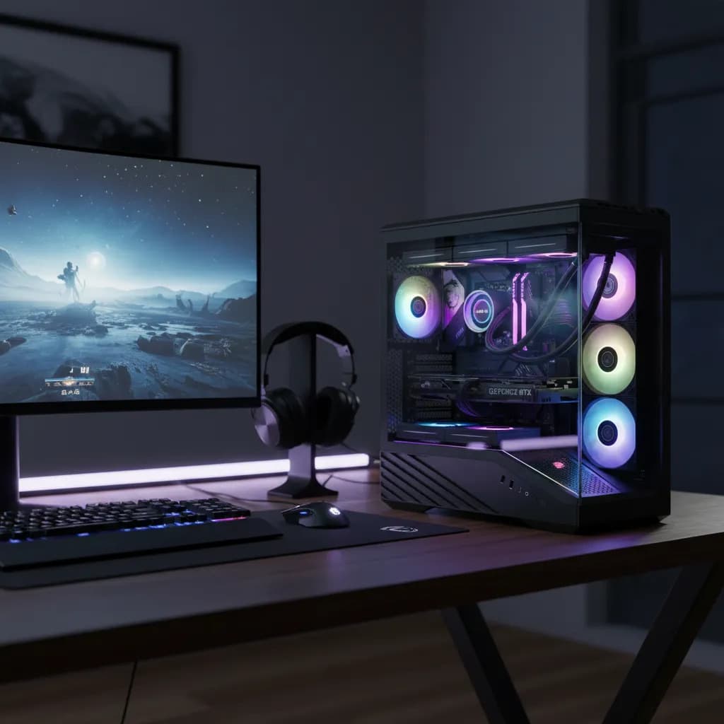 Gabinete Gamer Mid Tower Lian Li V100x Preto Vidro Temperado Preto - 2