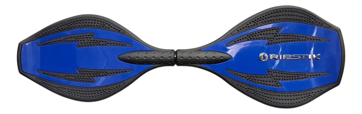 Skateboard Ripstik Com 2 Rodas 360o Azul Branca, Azul Prateado - 1