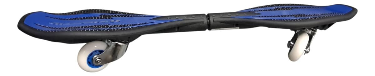 Skateboard Ripstik Com 2 Rodas 360o Azul Branca, Azul Prateado - 2