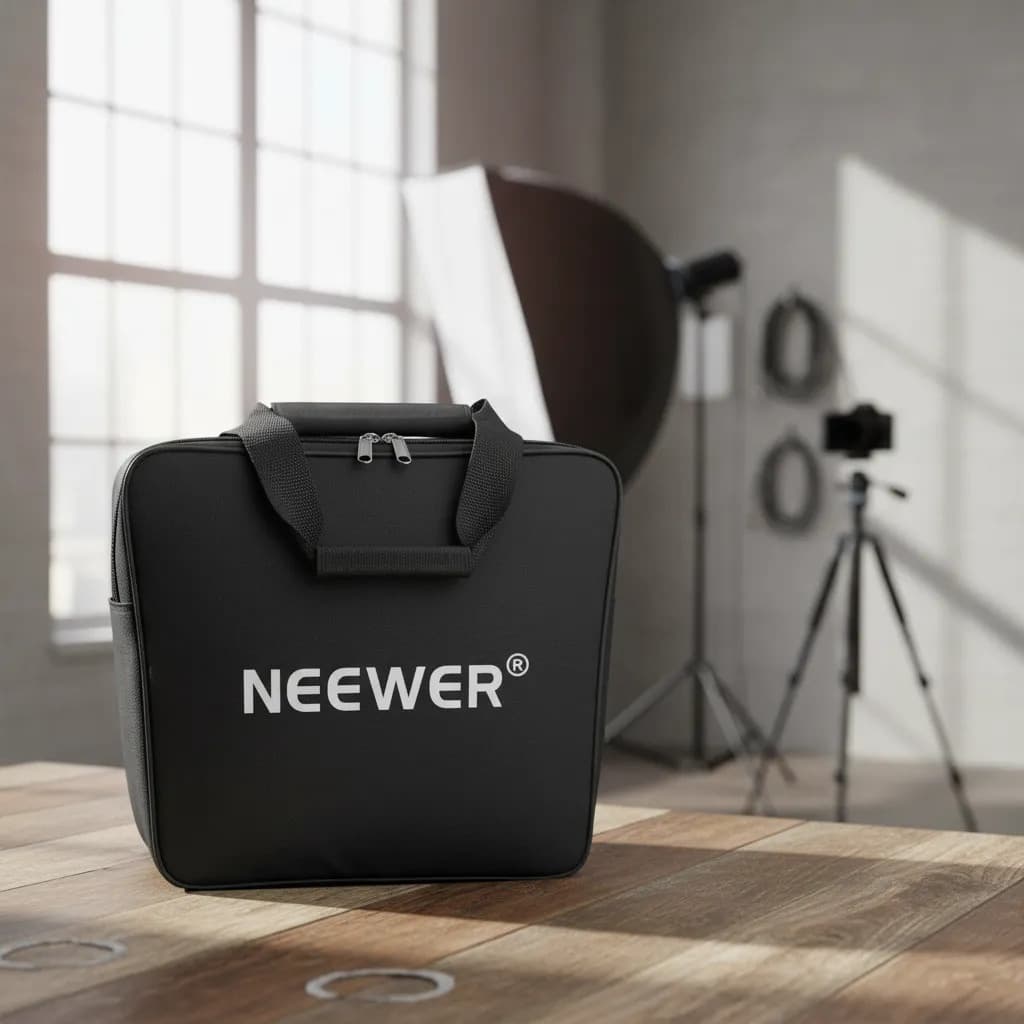 Luz De Vídeo Led Neewer 660 Pro Rgb 50w Comando Via App 127/220v Preto Rgb - 4