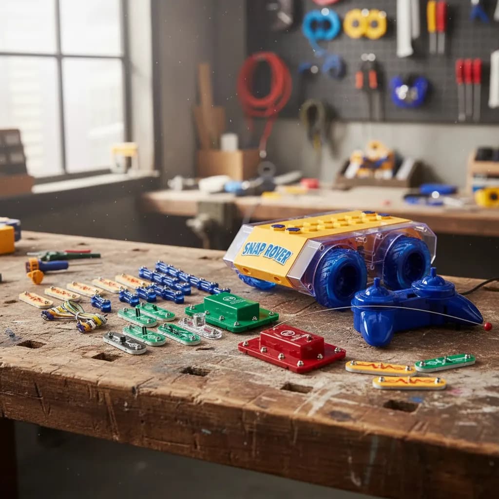 Kit De Descoberta De Eletrônicos Snap Circuits Rc Snap Rover - 2