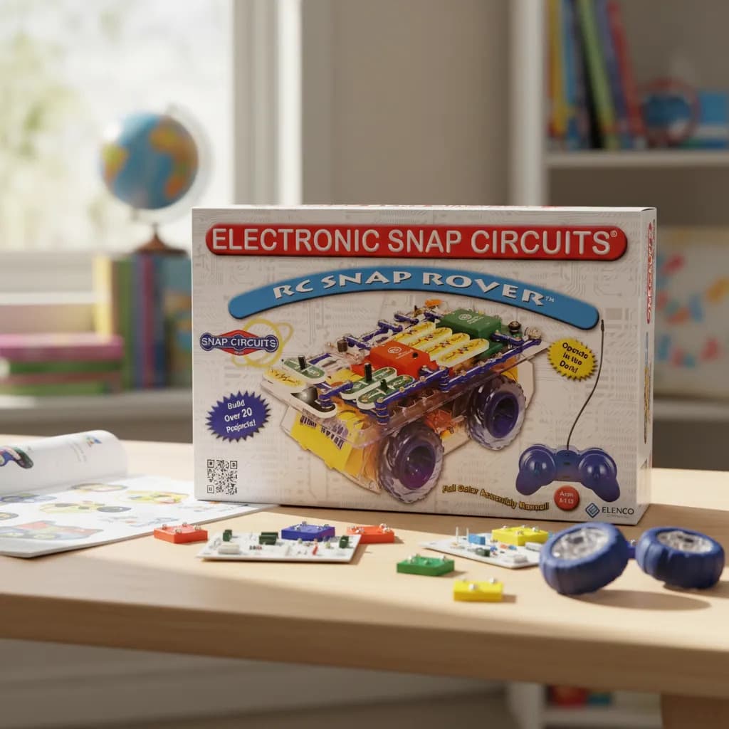 Kit De Descoberta De Eletrônicos Snap Circuits Rc Snap Rover - 4