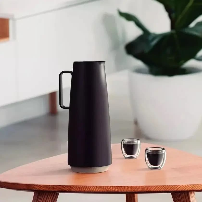 Garrafa Térmica 1 Litro Café Chá Leite Tramontina Cor Preta Preta - 8