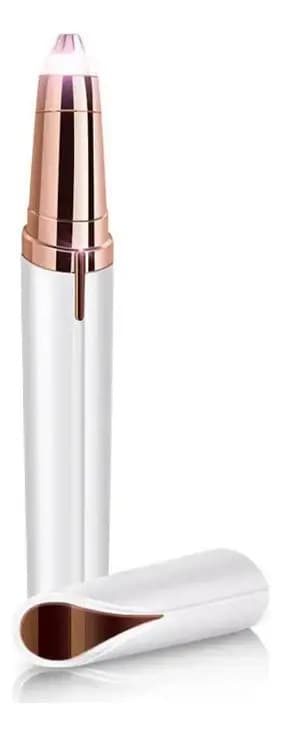 Depiladora Facial Recargable Para Sobrancelhas E Bozo Flawless Rosa Rosa Ou Branca 5v - 1