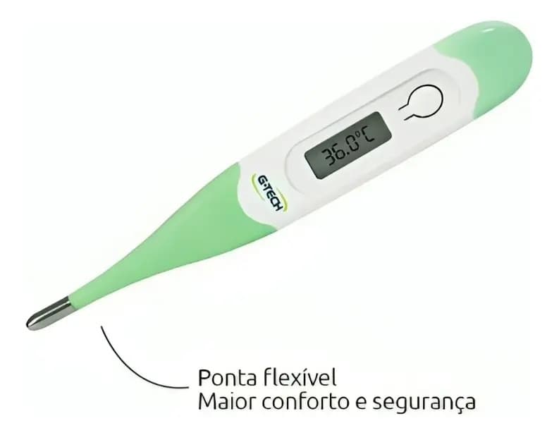 Termometro Clinico Digital Ponta Flexível - 11