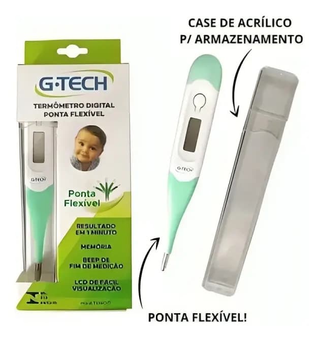 Termometro Clinico Digital Ponta Flexível - 8