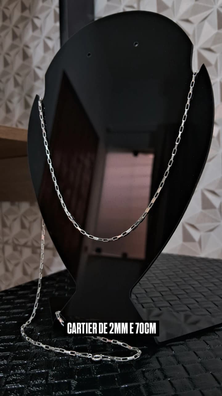 CORRENTE CARTIER / 2mm e 70cm - prata 925 italiana - 1