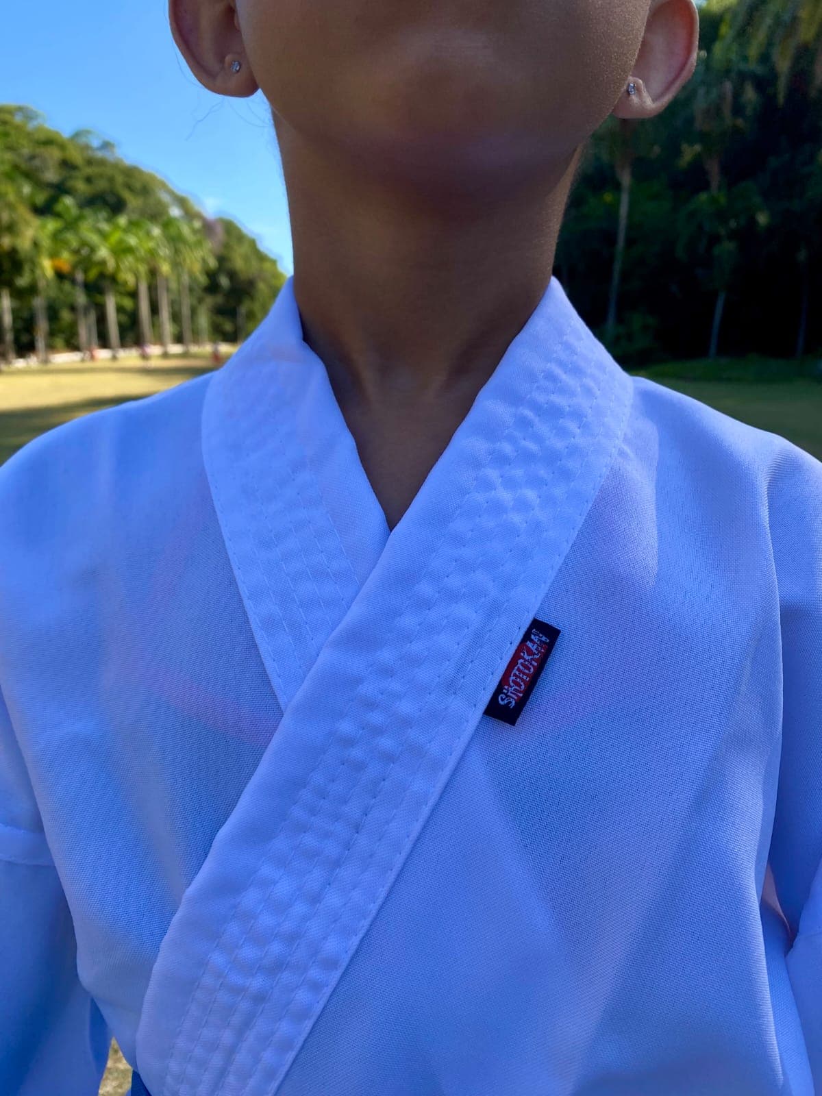 KIMONO DE OXFORD BRANCO M000 - 2