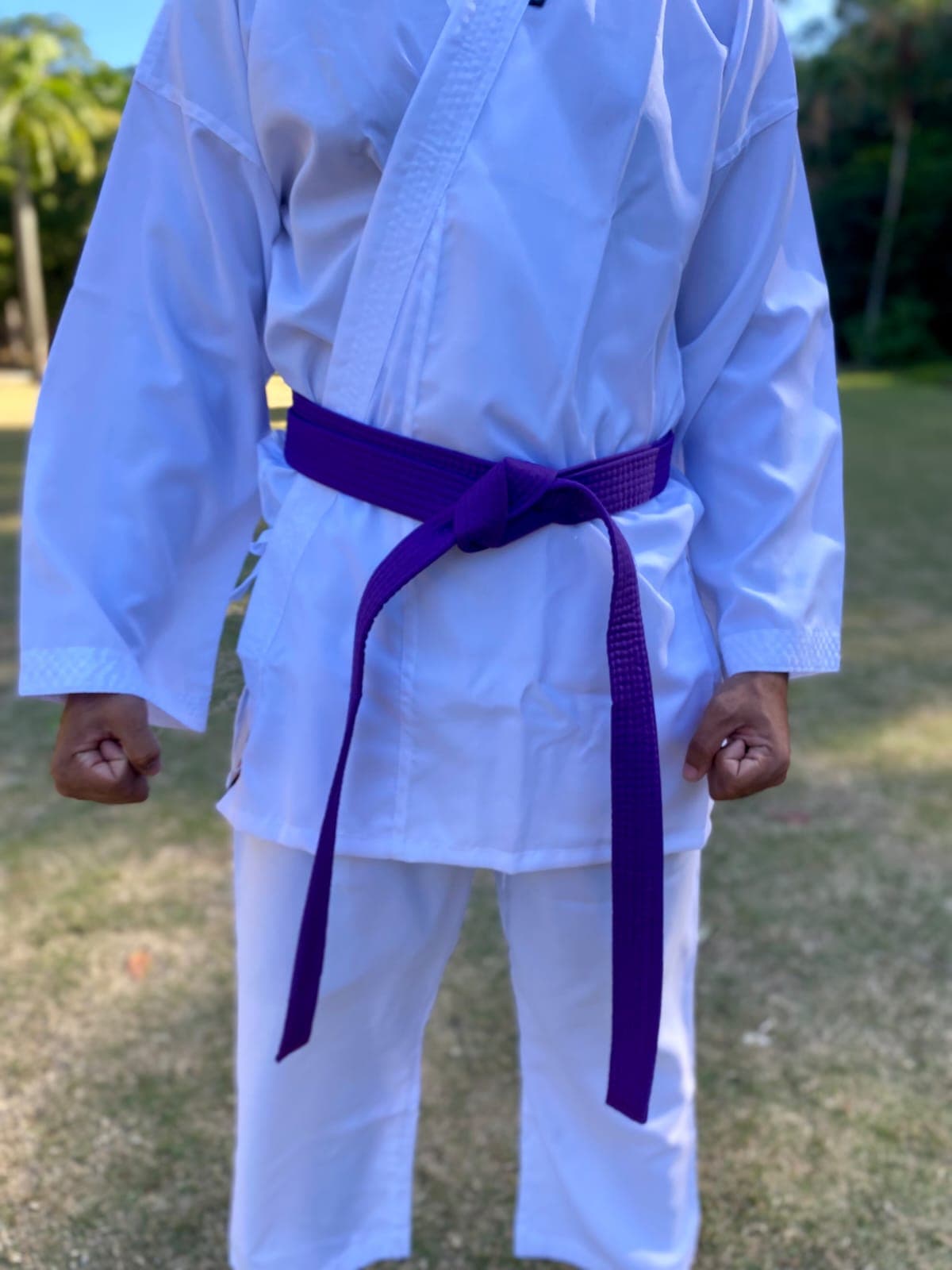 KIMONO DE OXFORD BRANCO ADULTO Tamanho:A5 - 3