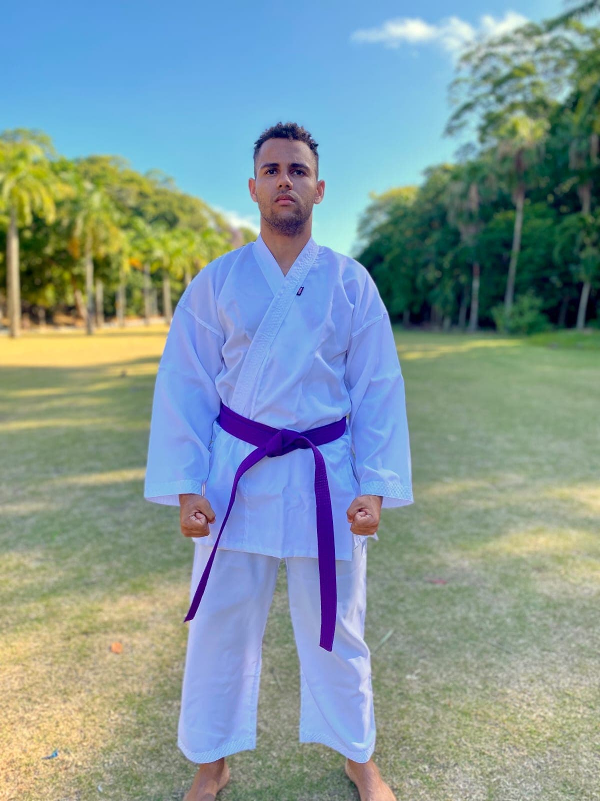 KIMONO DE OXFORD BRANCO ADULTO Tamanho:A5 - 5