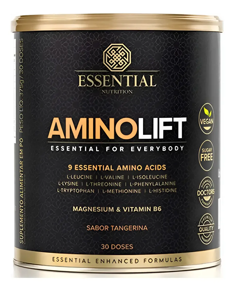 Aminolift Sabor Tangerina Lata 375g - Essential Nutrition - 1