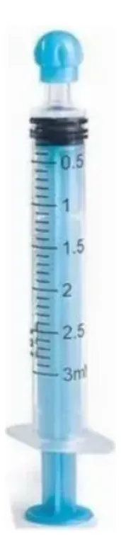 Seringa Dosadora Dosador Oral Volume 3ml 150 Unidades Medix 3 Ml - 1