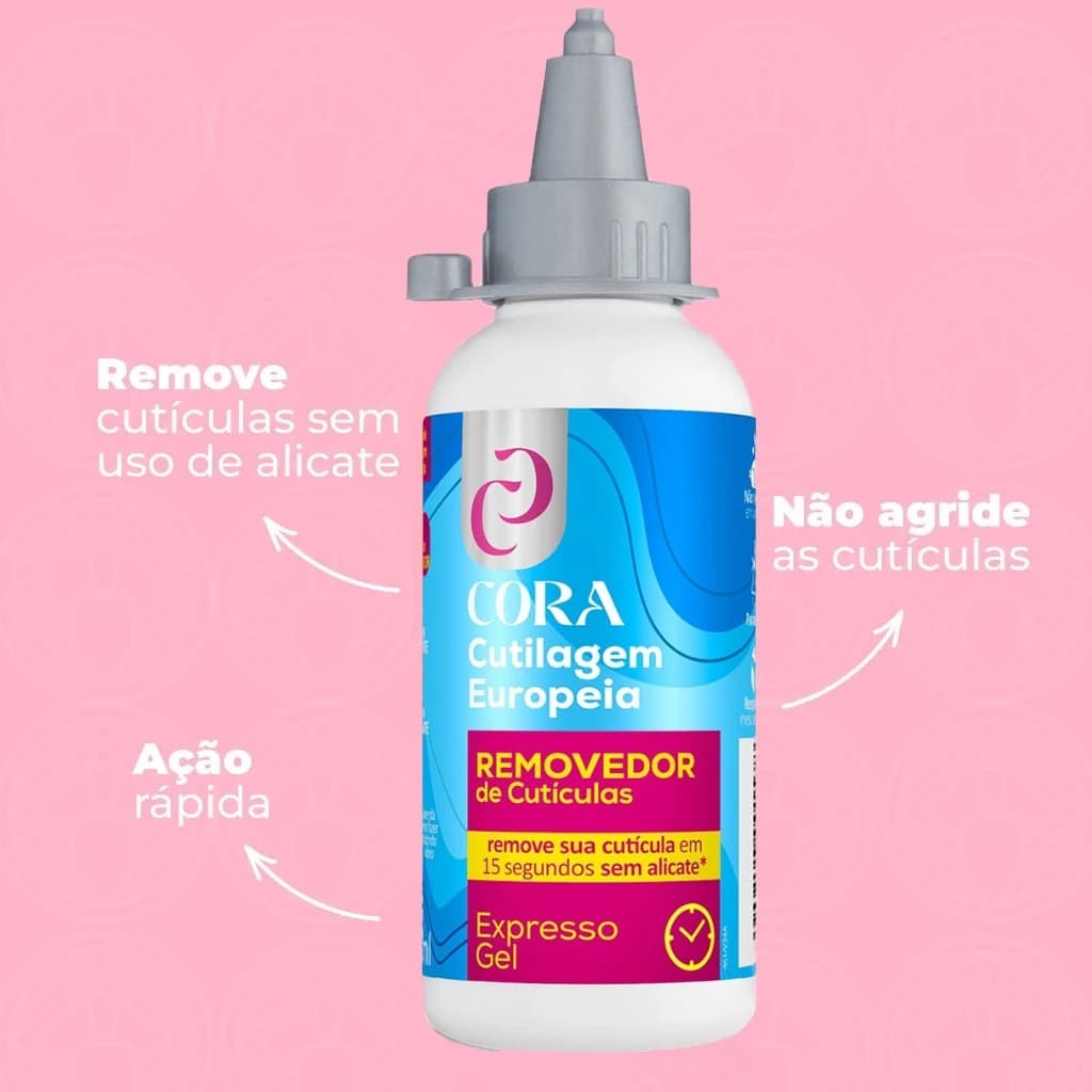Removedor de Cutículas Expresso Gel Kinq 100ml Sem Alicate - 1