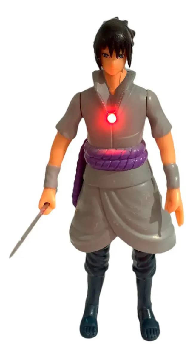 4 Bonecos Naruto Articulado Acessórios Sasuke Kakashi Minato - 4
