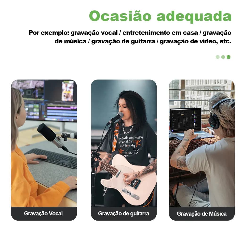 Interface De Áudio De Alta Resolução Bomge Bmg22 De 2ª Geração Preta 5v - 12