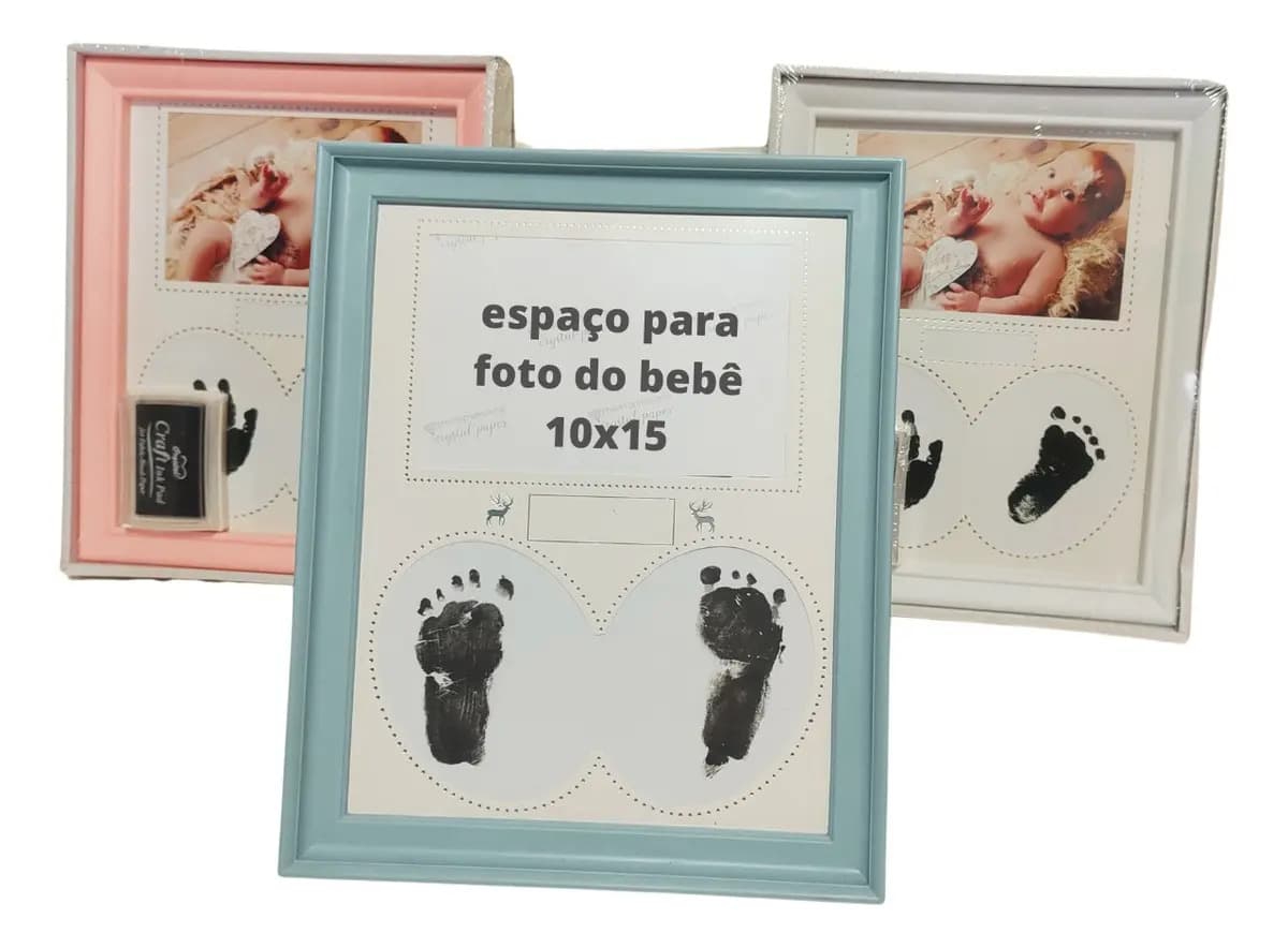Porta-retratos Sanxia 10x15 Cm Sxkh-4594 Branco Liso - 1