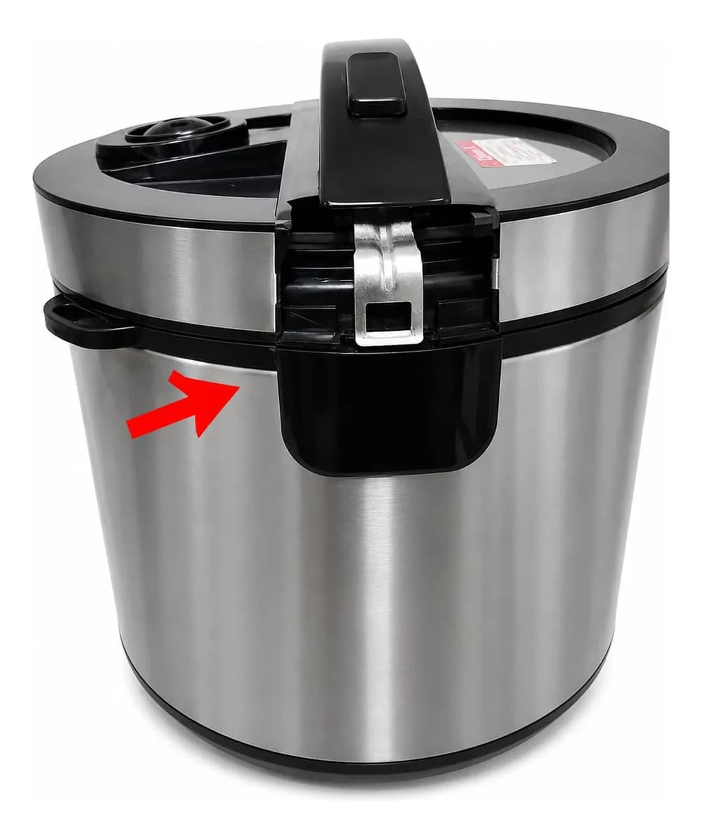 Arrozeira Elétrica A Vapor Philco Ph10 Visor Glass Inox Preto/prata 220v - 2