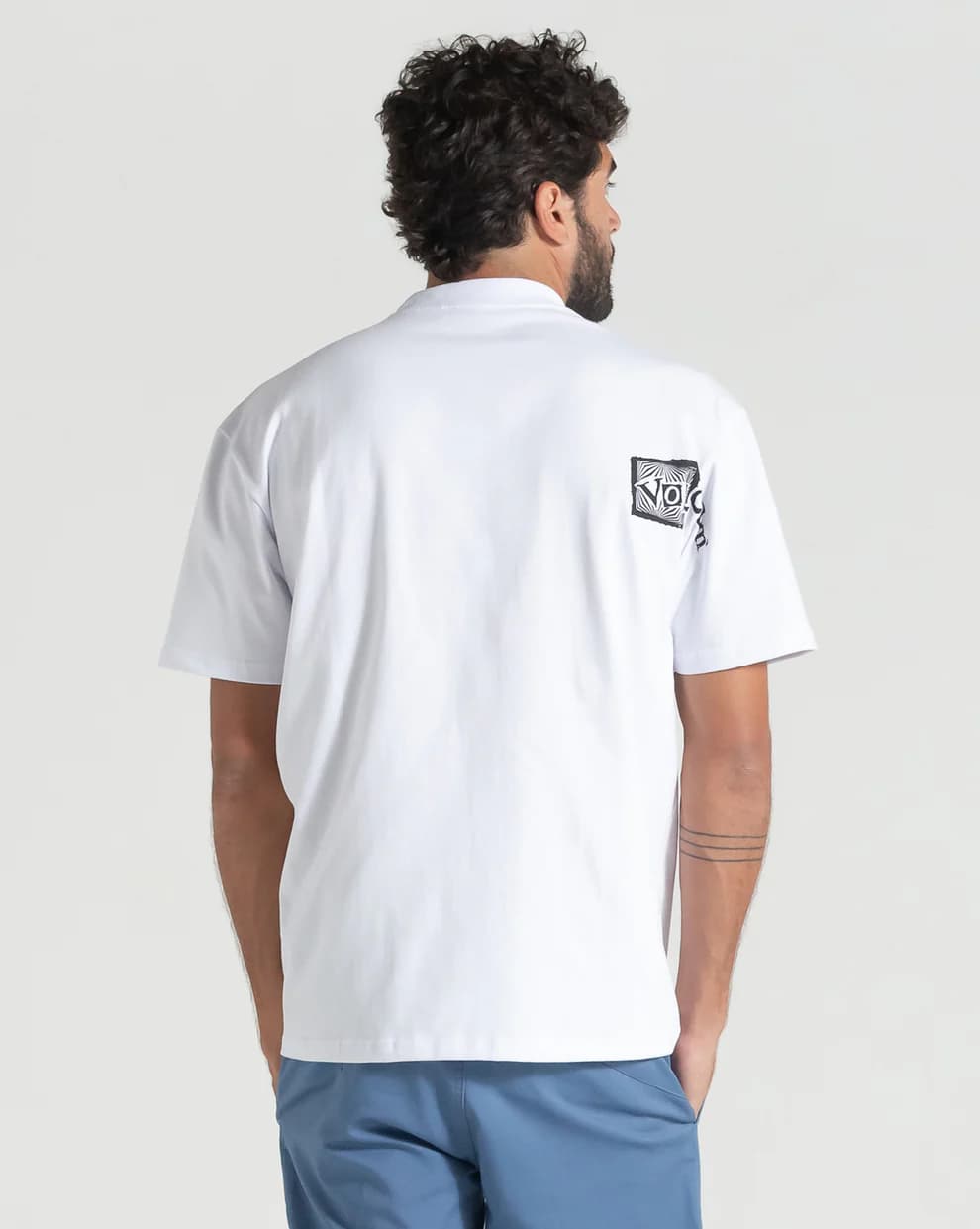 Camiseta Volcom Comfort Stone Face Branca (G) - 2