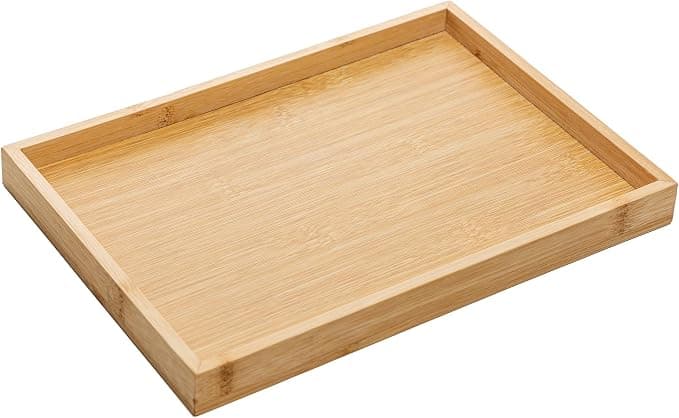 LYOR - Bandeja Nature 22cm x 14cm x 2,5cm Natural Bambu - 1