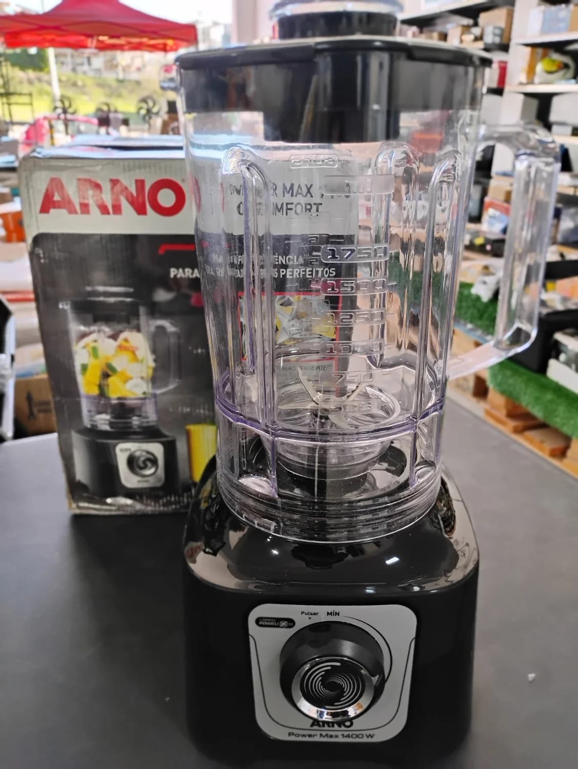 Liquidificador Arno Power Max 2200W LN78 Preto com 4 Lâminas Powelix 220V - 1