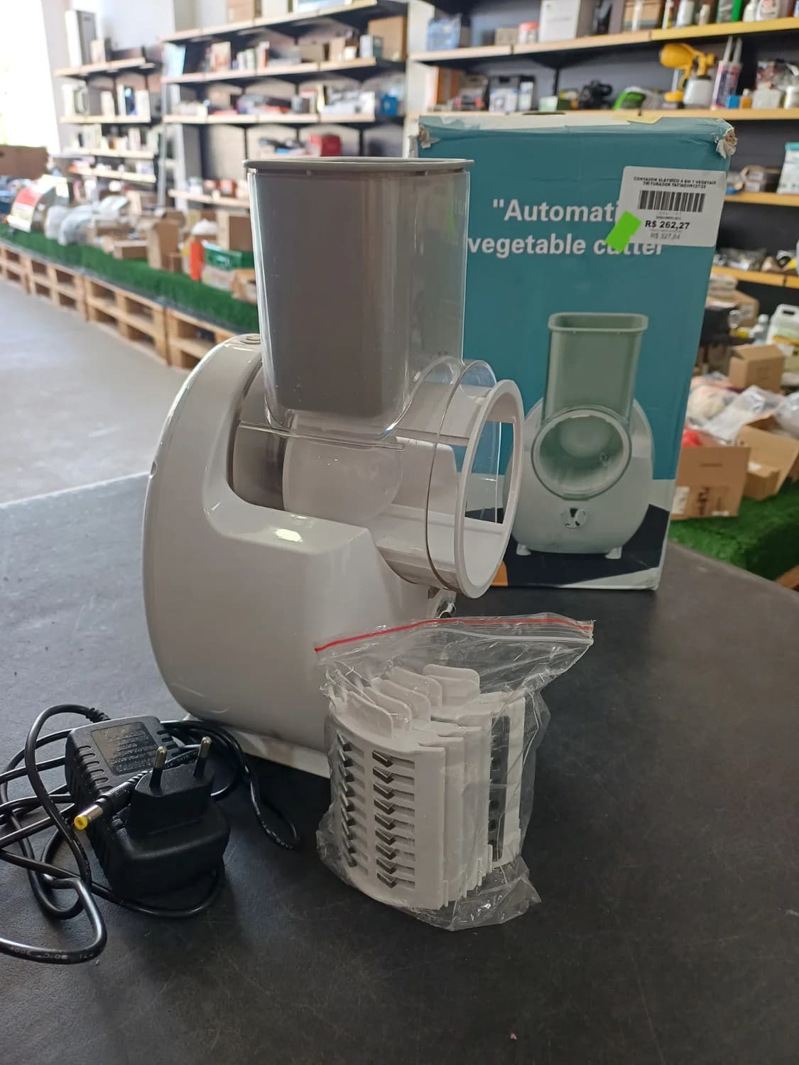 Cortador Elétrico 4 Em 1 Vegetais Triturador Fatiador127/22 - 1
