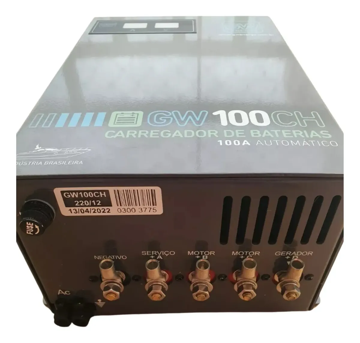 Carregador Baterias 12v - 100a 110v Gw Energy - 2