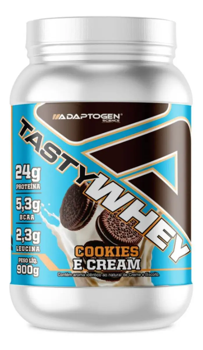 Tasty Whey (900g), Cookies & Cream - Adaptogen - 1
