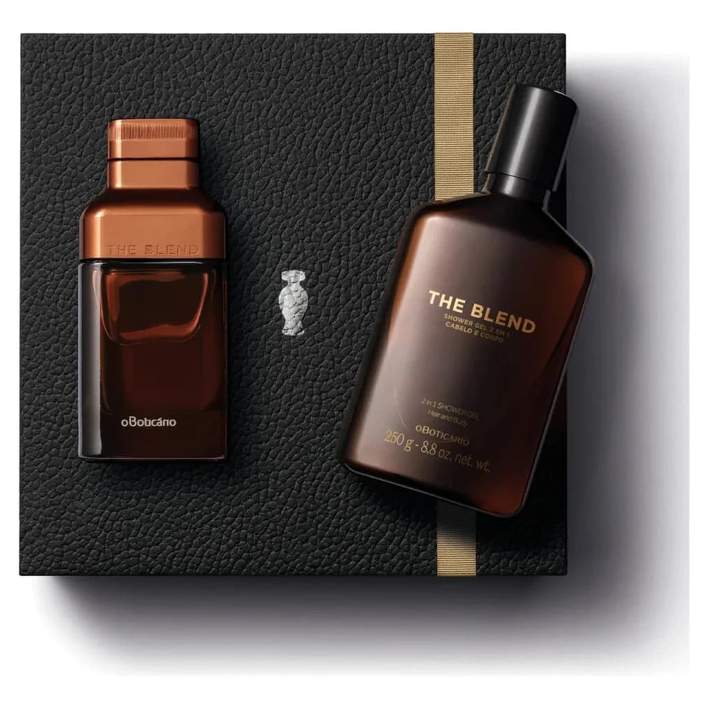 Kit Oboticário Perfume The Blend Eau De Parfum 100ml + Shower Gel Cabelo E Corpo 250g Masculino Para Homem Dia Dos Pais - 2