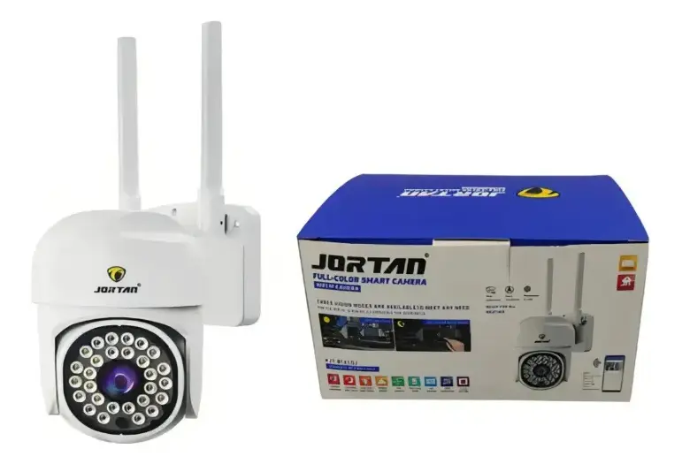 Câmera Externa Ip Prova D'água Infravermelho Wifi Hd 1080 Cor Branco jortan - 1