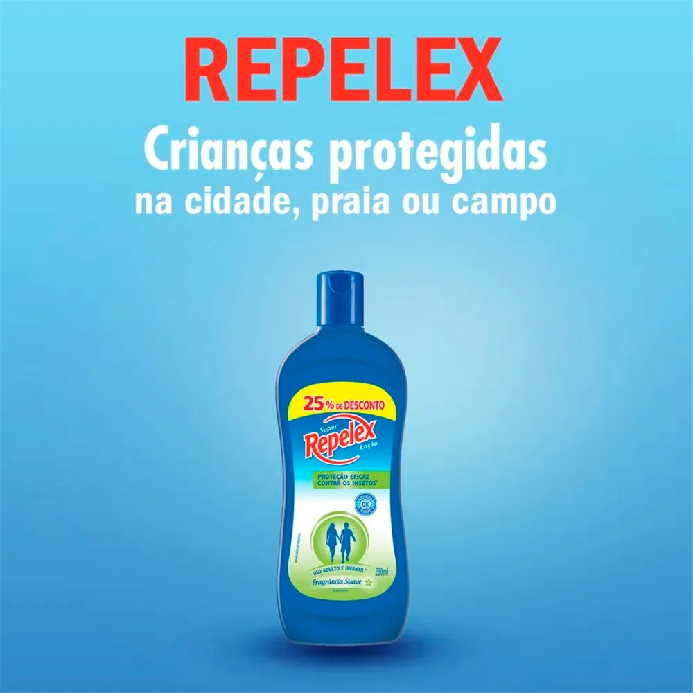 Repelente Super Repelex Loção 200ml - 1